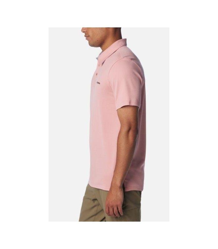 Polo Columbia Nelson Point Pink Agave Hombre