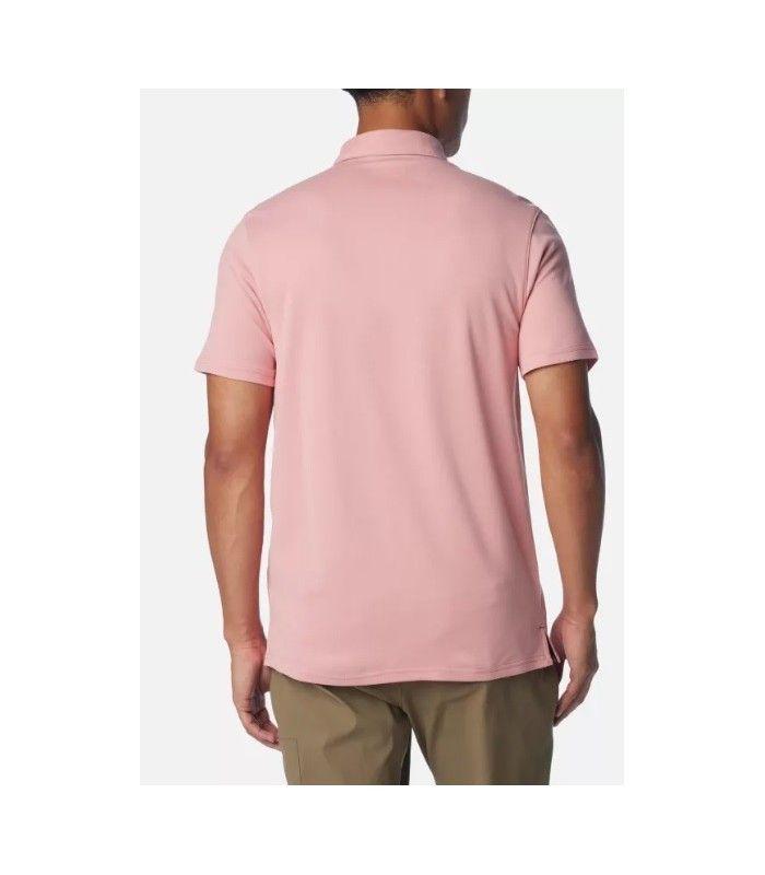 Polo Columbia Nelson Point Pink Agave Hombre