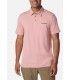 Polo Columbia Nelson Point Pink Agave Hombre