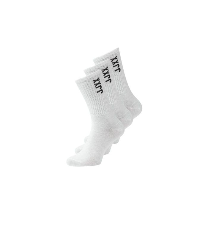 Calcetin Jack&Jones JXMoreno Socks ACC Pack De 3 Blanco