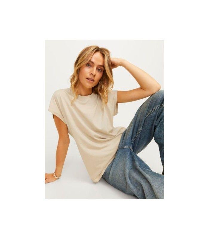 Camiseta Jack & Jones JXastrid Bxy Sl Every Tee JRS Noos Mujer