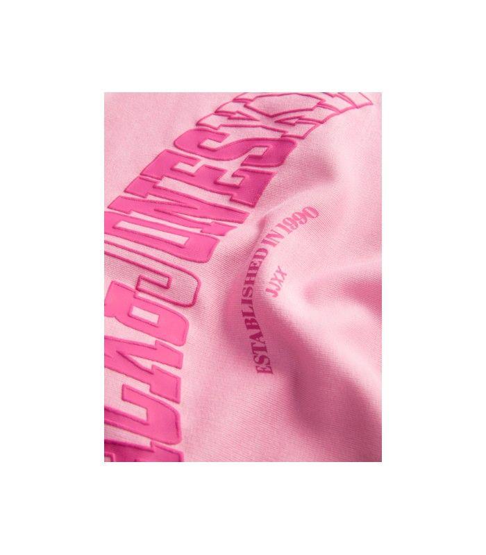 Sudadera Jack & Jones JXava RLX LS Crew Sweat SWT Mujer Rosa