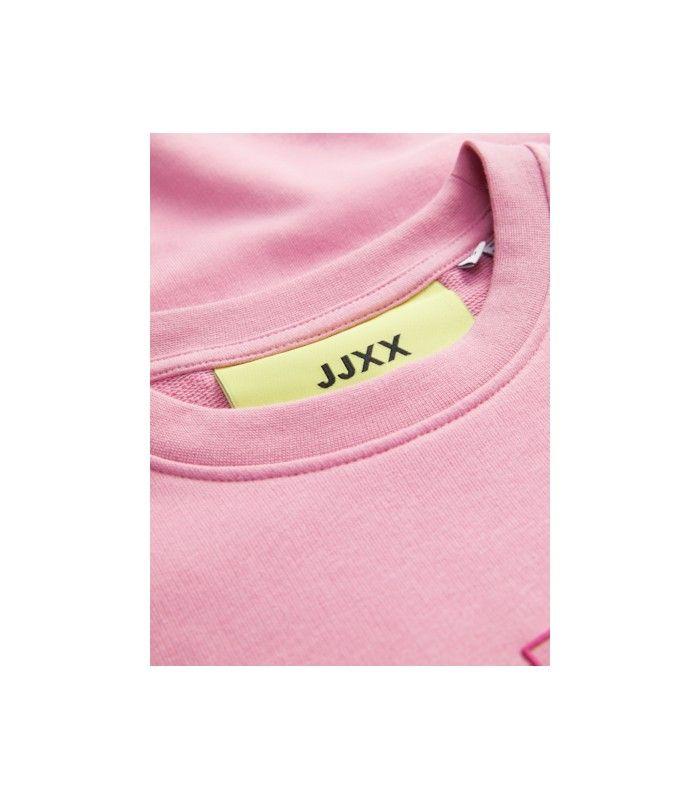 Sudadera Jack & Jones JXava RLX LS Crew Sweat SWT Mujer Rosa