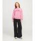 Sudadera Jack & Jones JXava RLX LS Crew Sweat SWT Mujer Rosa