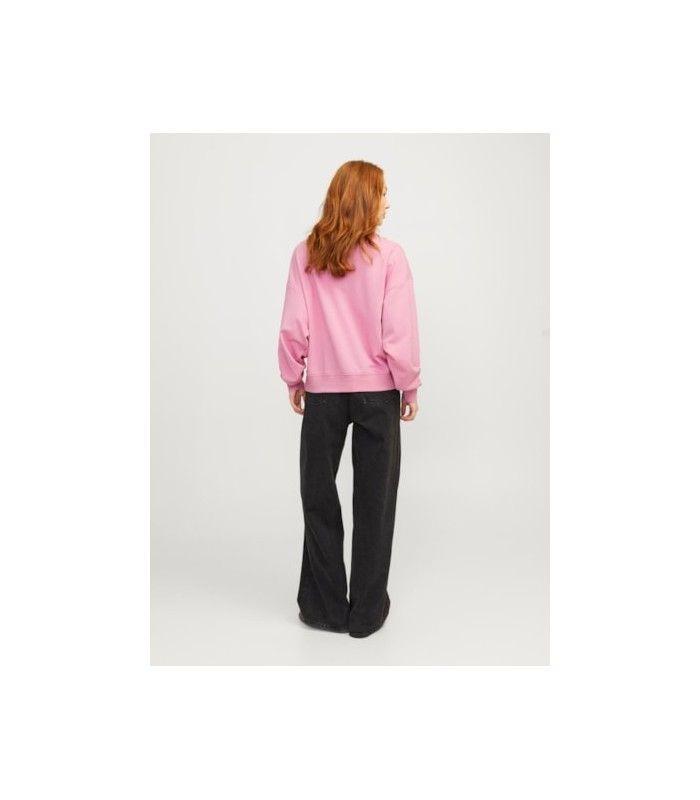 Sudadera Jack & Jones JXava RLX LS Crew Sweat SWT Mujer Rosa