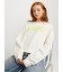 Sudadera Jack & Jones JXava RLX LS Crew Sweat SWT Mujer Beige