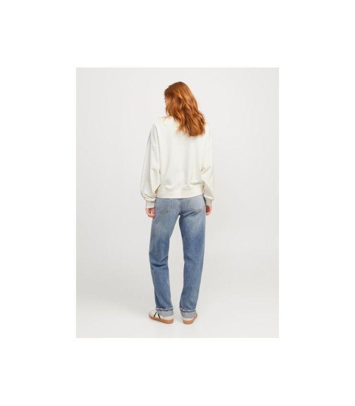 Sudadera Jack & Jones JXava RLX LS Crew Sweat SWT Mujer Beige