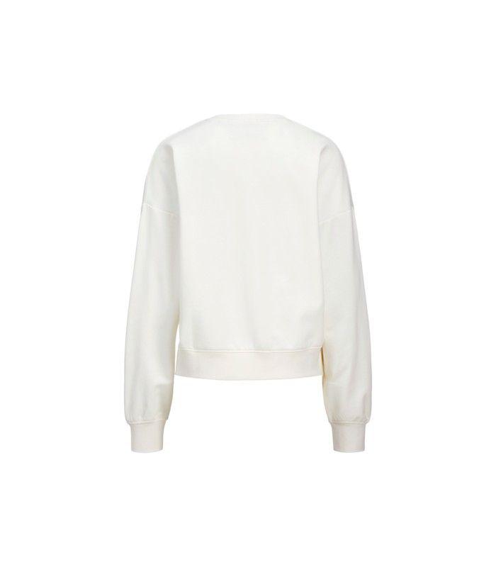 Sudadera Jack & Jones JXava RLX LS Crew Sweat SWT Mujer Beige