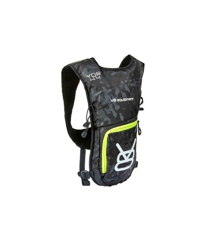 Mochila Hidratacion YDR 4.4 V8 EQUIPMENT 1.5L Camuflaje/Amarillo