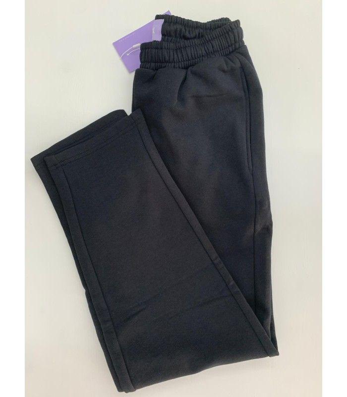 Pantalon Jack & Jones JXkaya REG MW Sweat Negro Mujer