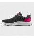 Zapatilla John Smith Rewik Negro/Fucsia Mujer