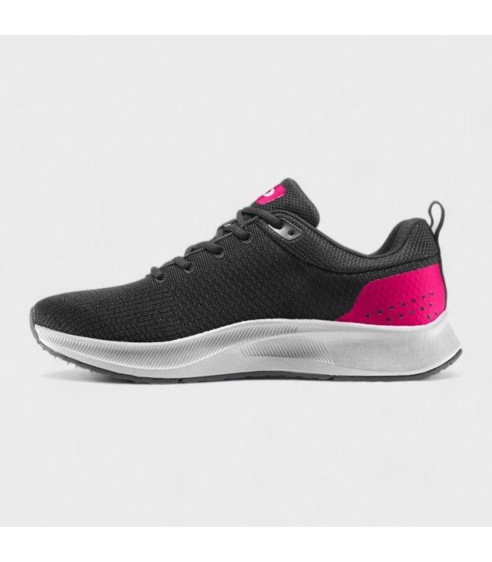 Zapatilla John Smith Rewik Negro/Fucsia Mujer