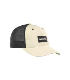 Gorra Salomon Trucker Curved Beig/Negro