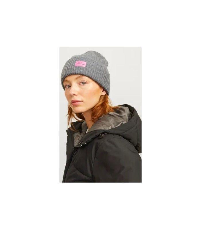 Gorro Jack & Jones Jxothelia Knit Beanie Acc Sn Mujer Gris Talla Unica