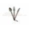 Set Cubiertos Ferrino aluminio 78287