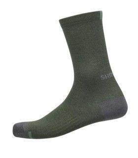 Calcetin Shimano Performance Wool Dark Olive
