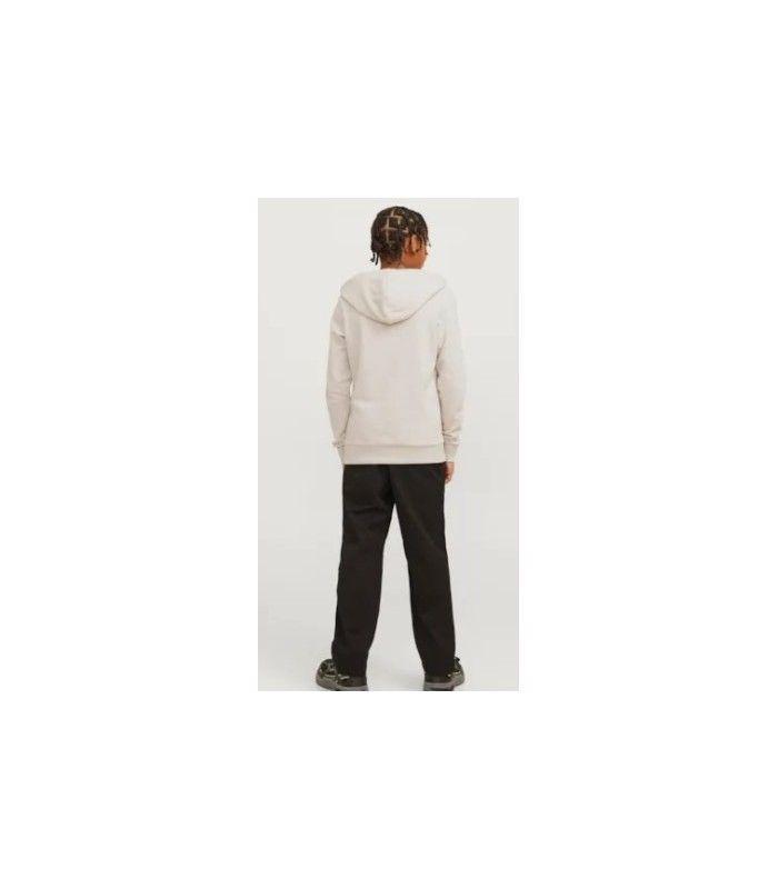 Sudadera Jack & Jones Jjkam Varsity Branding Sweat Hood Junior Beige