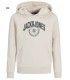 Sudadera Jack & Jones Jjkam Varsity Branding Sweat Hood Junior Beige