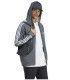 Sudadera Adidas M 3S FL FZ HD Hombre Gris