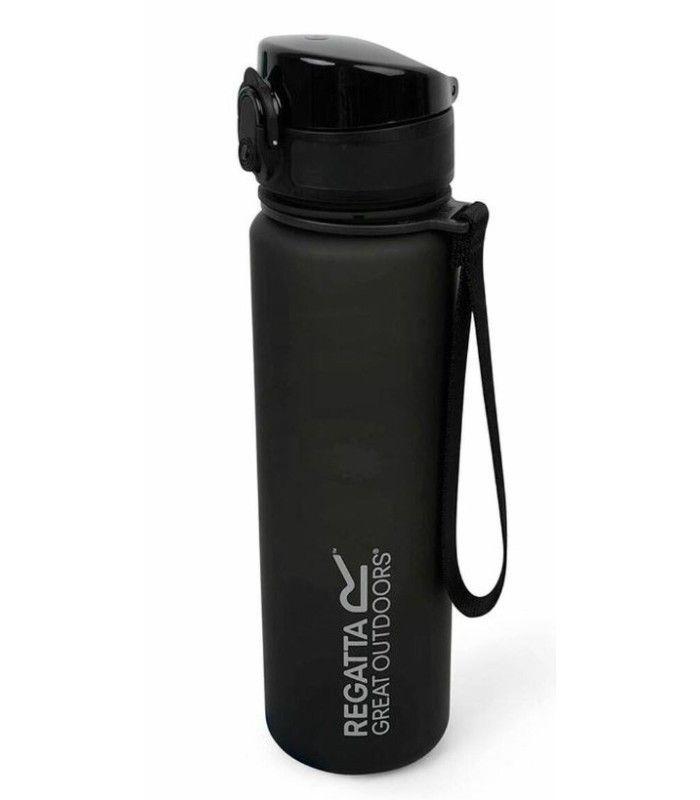 Botella Regatta Tritan Flip 0.6L Negro