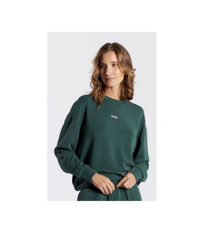 Sudadera Ditchil Sweat Glide Mujer Verde