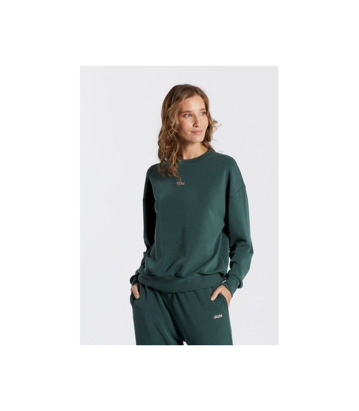 Sudadera Ditchil Sweat Glide Mujer Verde