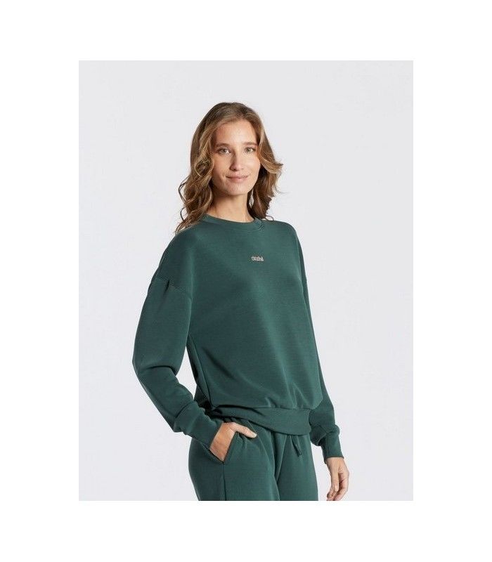Sudadera Ditchil Sweat Glide Mujer Verde
