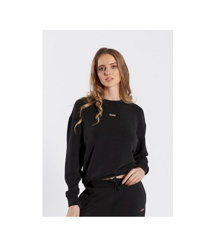 Sudadera Ditchil Sweat Glide Mujer Negro