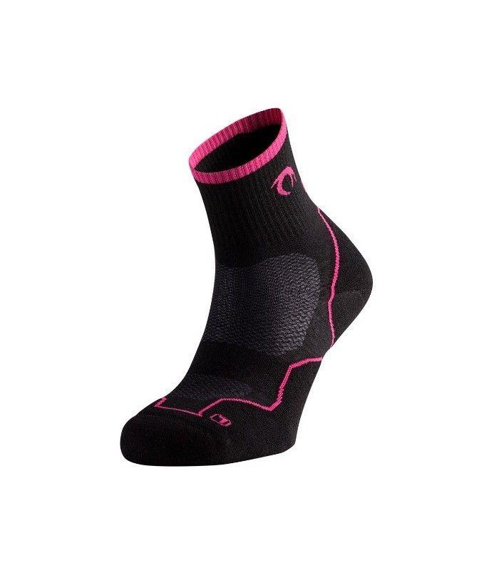 Calcetin Lurbel Tierra Three Negro/Fucsia