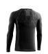 Camiseta Lurbel Win Long Sleeves Unisex Negro/Marengo