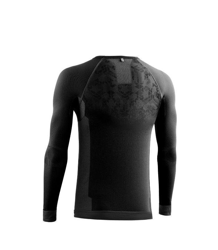 Camiseta Lurbel Win Long Sleeves Unisex Negro/Marengo