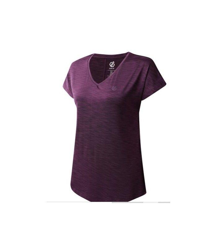 Camiseta Dare 2B Vigilant Tee Mujer Deep Plum