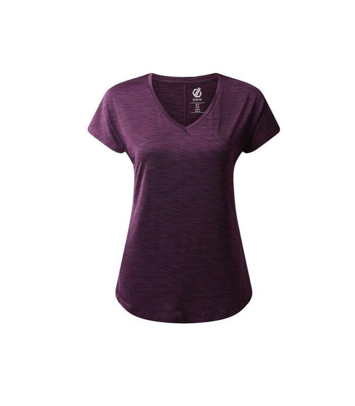 Camiseta Dare 2B Vigilant Tee Mujer Deep Plum