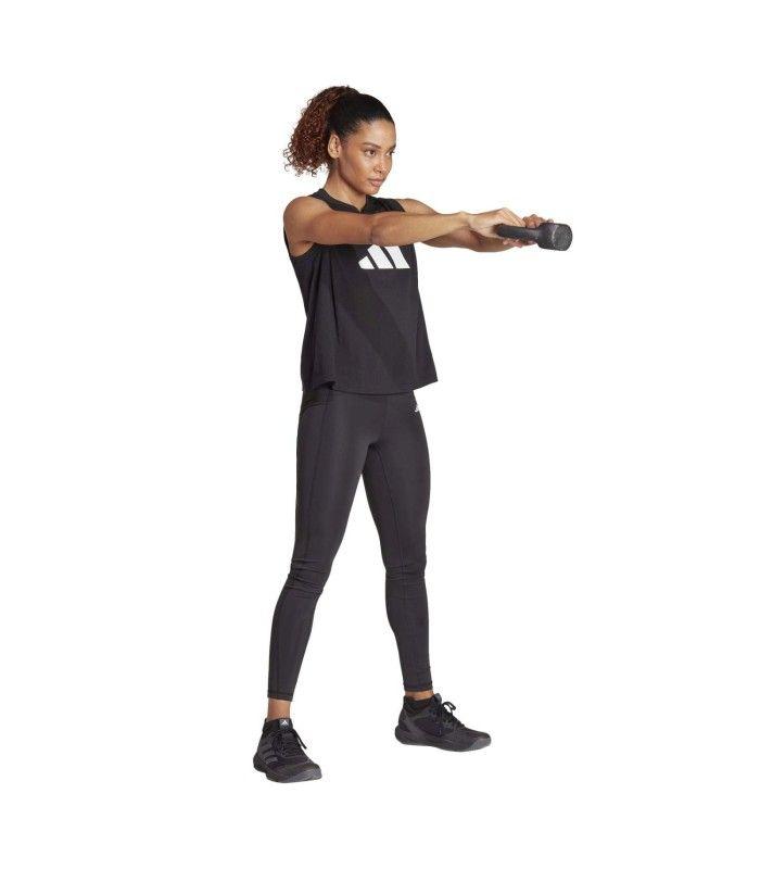 Camiseta Adidas TR-ES Logo TK Mujer Negro