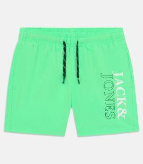 Bañador Jack & Jones Jpstmaui Jjswim Double Logo Akm Sn Junior Verde