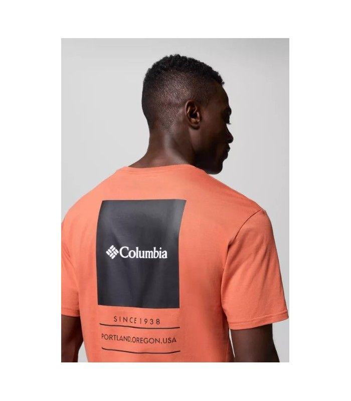 Camiseta Columbia Barton Springs SS GR Hombre