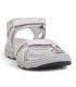 Sandalia +8000 Tewor Gris Claro Mujer