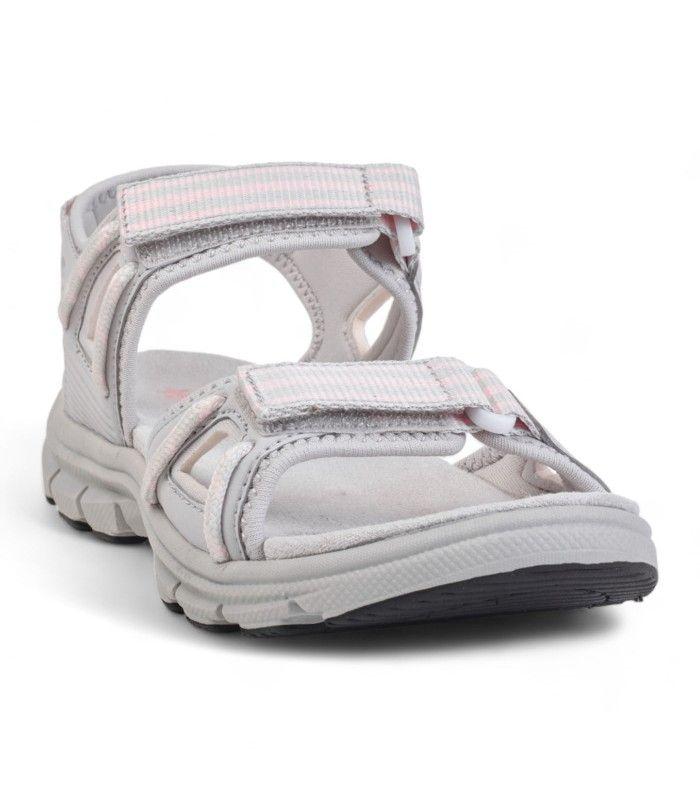 Sandalia +8000 Tewor Gris Claro Mujer