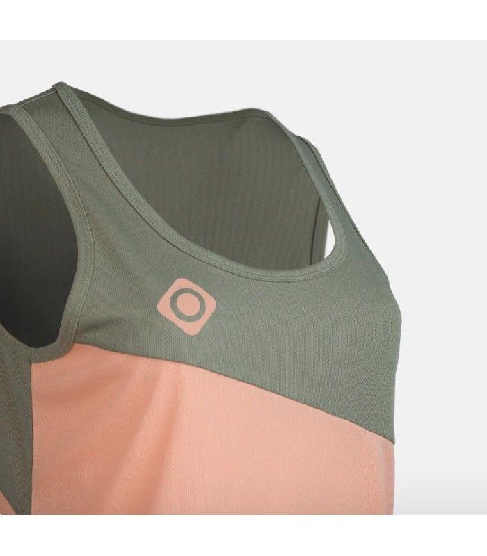 Camiseta Izas Abi V2 Light Caki Peach Mujer