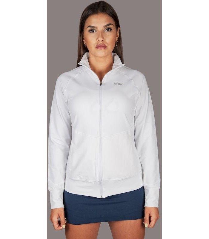 Sudadera Ditchil Search Blanco Mujer