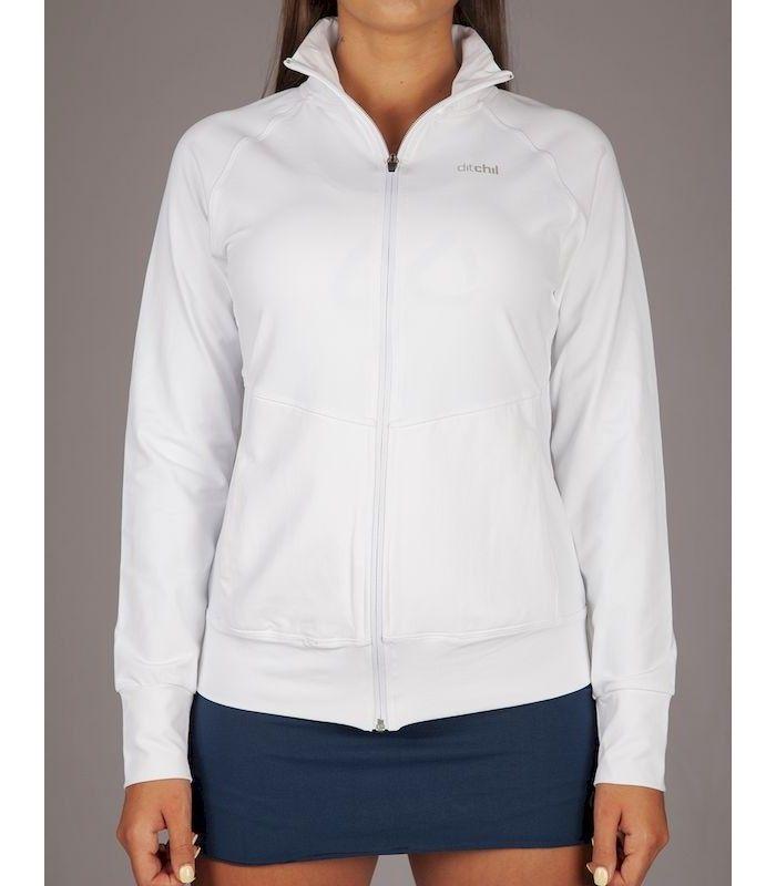 Sudadera Ditchil Search Blanco Mujer