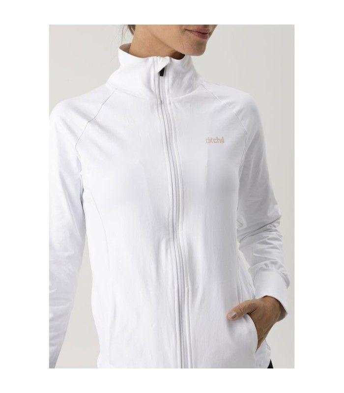 Sudadera Ditchil Search Blanco Mujer