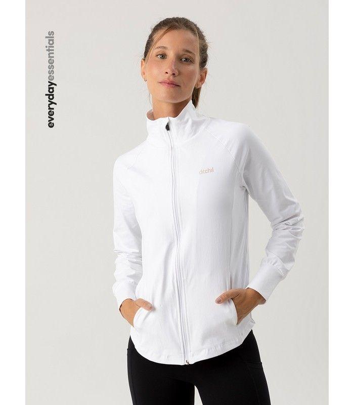 Sudadera Ditchil Search Blanco Mujer