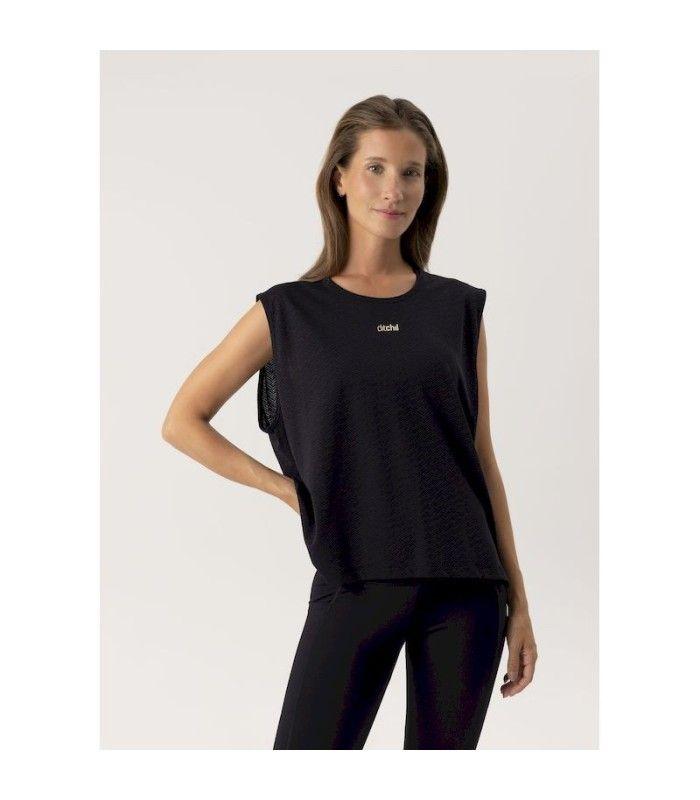Camiseta Ditchil Tank Top Bea Negro Mujer