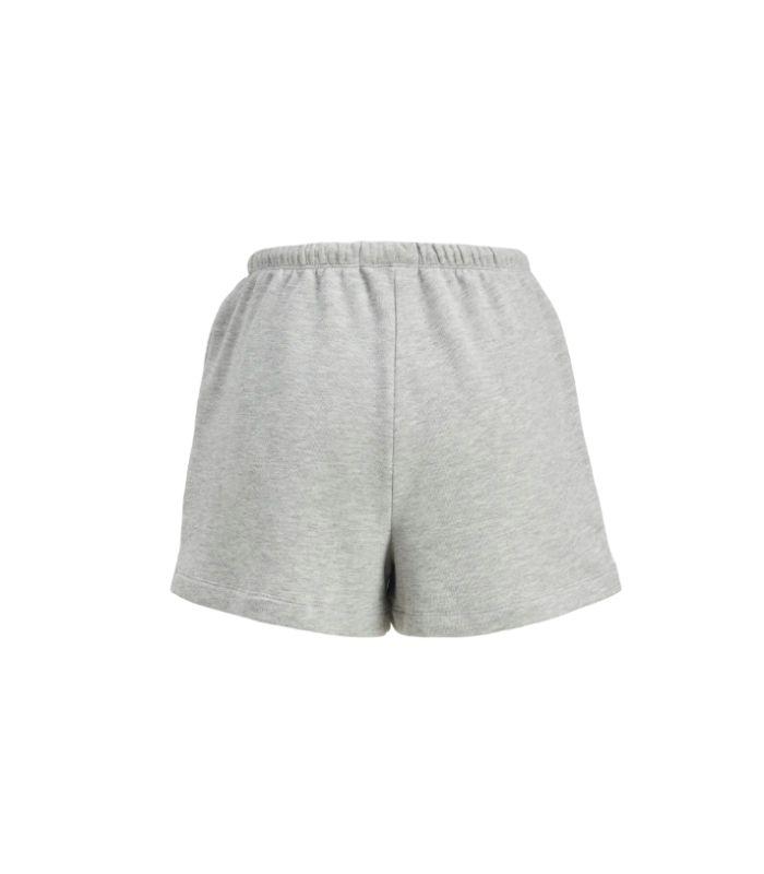 Pantalon Jack & Jones JXVicky HW Shorts SWT Light Grey Melange Mujer