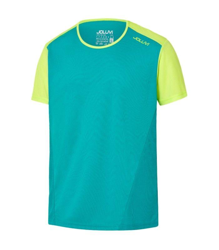 Camiseta Joluvi Runplex Duo Hombre Esmeralda
