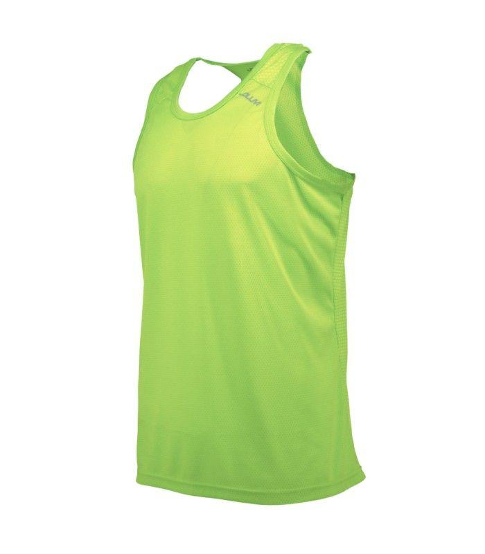 Camiseta Joluvi Ultra Tir Verde Neon Hombre Tirantes