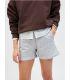 Pantalon Jack & Jones JXAlfa Reg HW Shorts SWT SN Gris Mujer