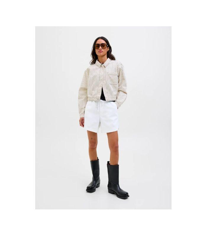 Pantalon Jack & Jones JXmollie Campaign Shorts Blanco Mujer