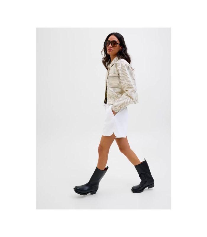 Pantalon Jack & Jones JXmollie Campaign Shorts Blanco Mujer